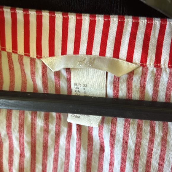 H&M Red Striped Top - Picture 3 of 6